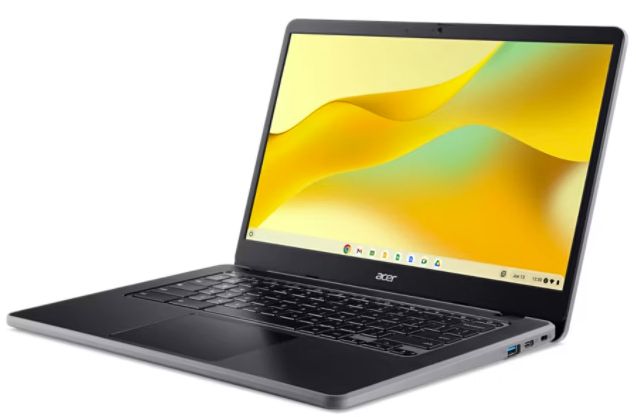 Acer Chromebook 314 C936 Laptop 14" - Black - Intel N100 0.8GHz - 8GB RAM - 64GB