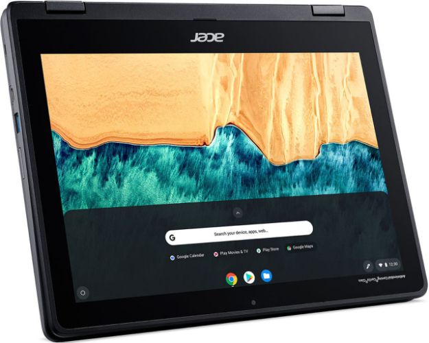Acer Chromebook Spin 512 R851TN 2-in-1 Laptop 12" - Shale Black - Intel Celeron N4120 1.1GHz - 4GB RAM - 32GB