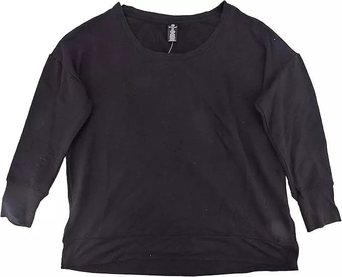 Active Life Women's Relaxed Top (XXL) - Black