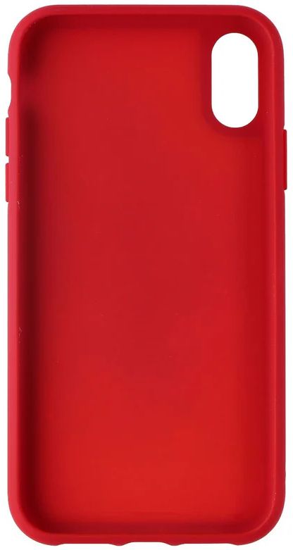 Adidas 3-Stripes Snap Phone Case for iPhone XR - Red/White Stripe