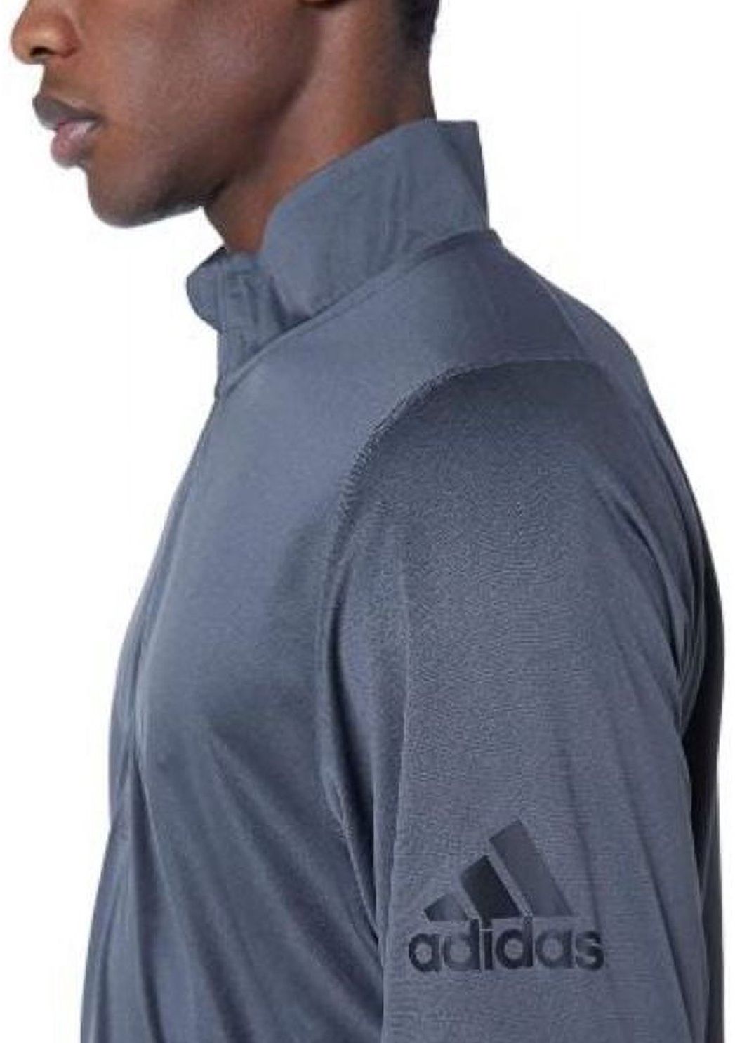 Adidas Men's Half Zip Track 2XL - Dark Grey