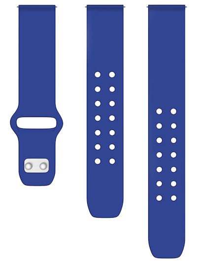 Affinity Bands Classic Colors Silicone Sport Band - Blue