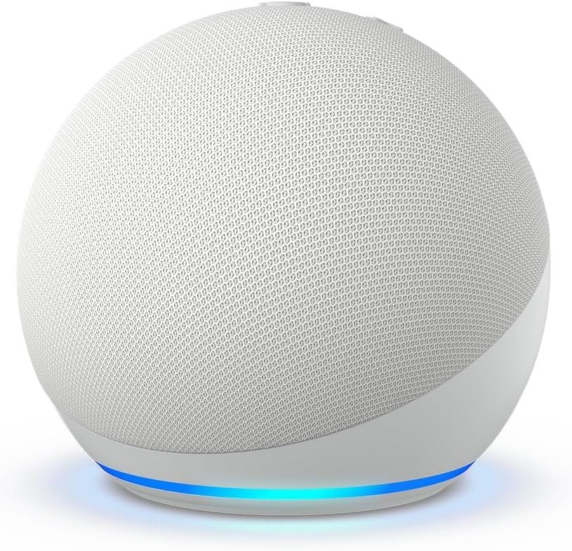 Amazon Echo Dot (5th Gen) Smart Speaker with Alexa - Glacier White