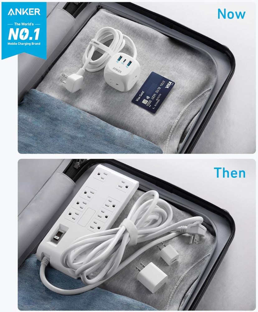 Anker 321 Power Strip 5ft | A9135 - White