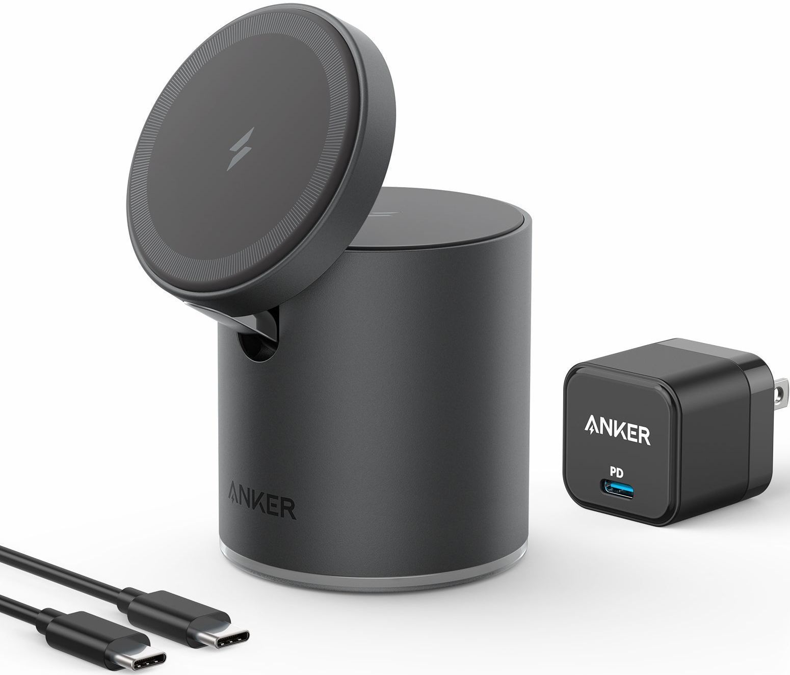 Anker 623 Magnetic Wireless Charger (MagGo) - Black