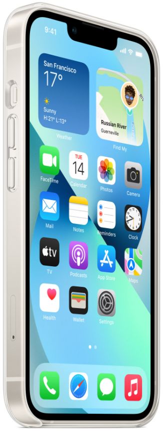 Apple Apple Clear Phone Case with MagSafe for iPhone 13 - Clear