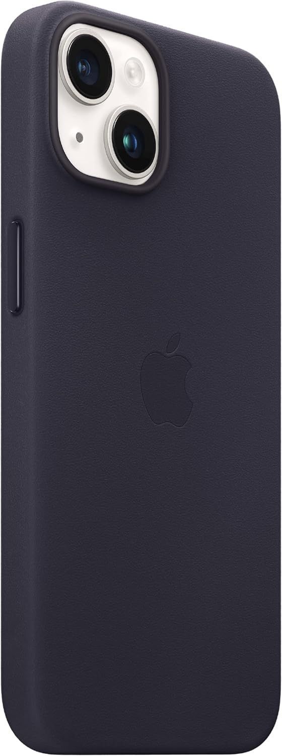 Apple Leather Case with MagSafe for iPhone 14 Plus - Ink