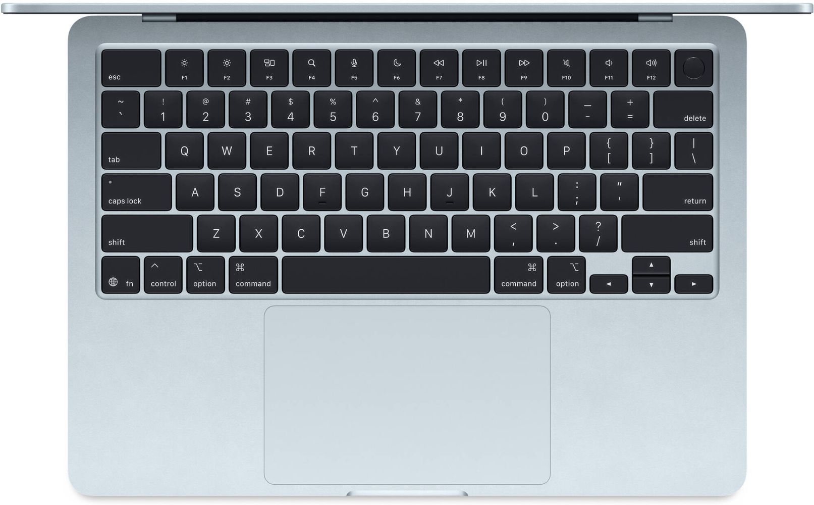 MacBook Air (2025) 13.6-inch - Sky Blue - Apple M4 Chip: 10-Core CPU/10-Core GPU - 16GB RAM - SSD 512GB