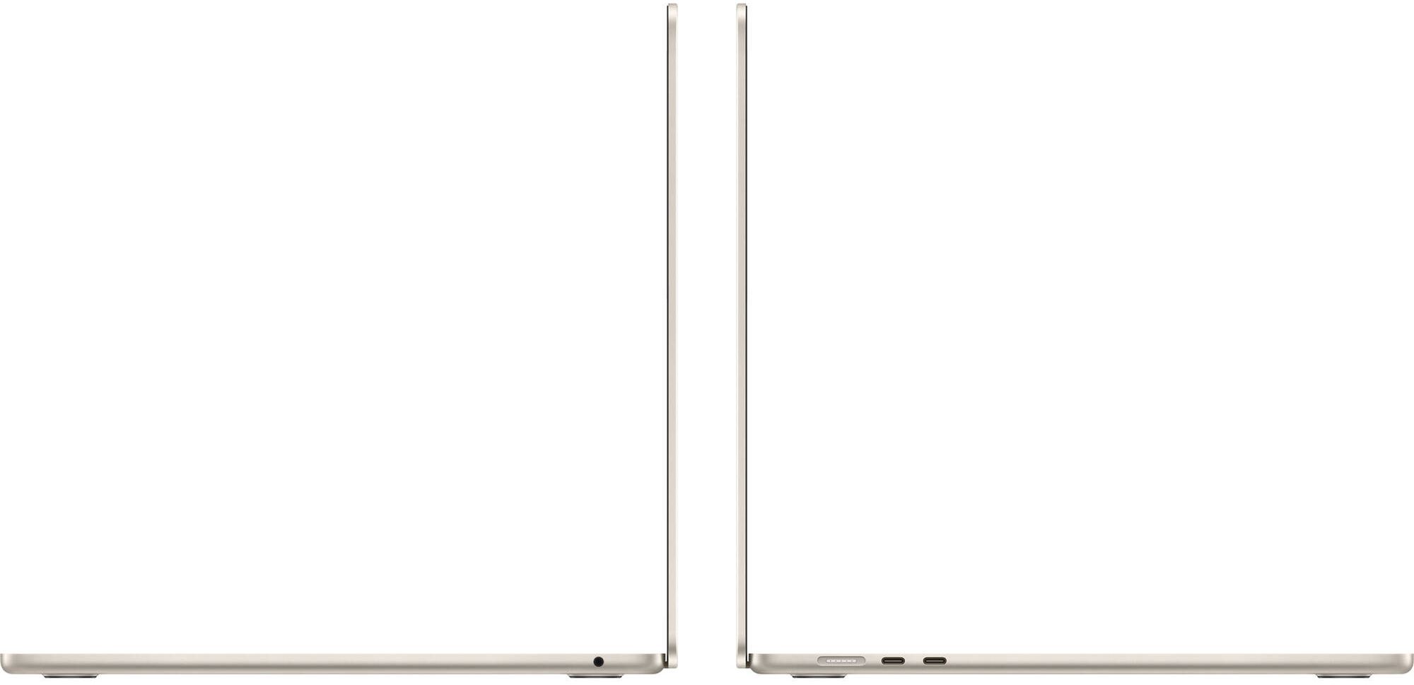 MacBook Air (2024) 13.6-inch - Starlight - Apple M3 Chip: 8-Core CPU/8-Core GPU - 8GB RAM - SSD 256GB