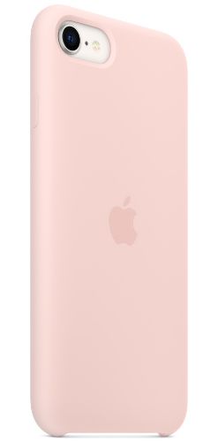 Apple Silicone Case for iPhone SE - Chalk Pink