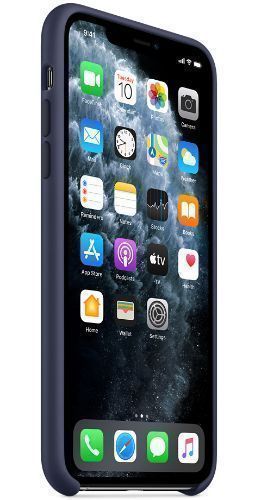 Apple Silicone Phone Case for iPhone 11 Pro Max - Midnight Blue