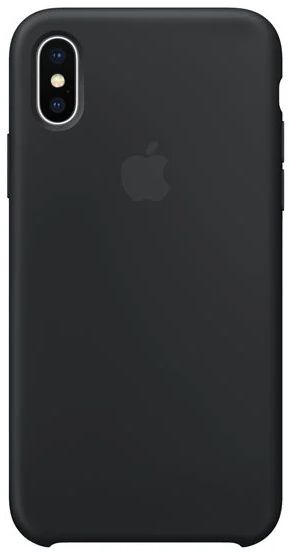 Apple Silicone Phone Case for iPhone X - Black