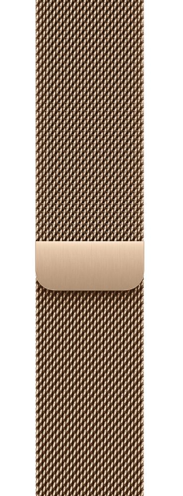 Apple Watch Milanese Loop Band (46mm) - Gold - Medium/Large Size
