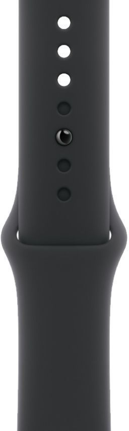 Apple Watch Series 10 (GPS) - 64GB - 42mm - Jet Black Aluminum Case with Black Rubber Sport Band - One Size