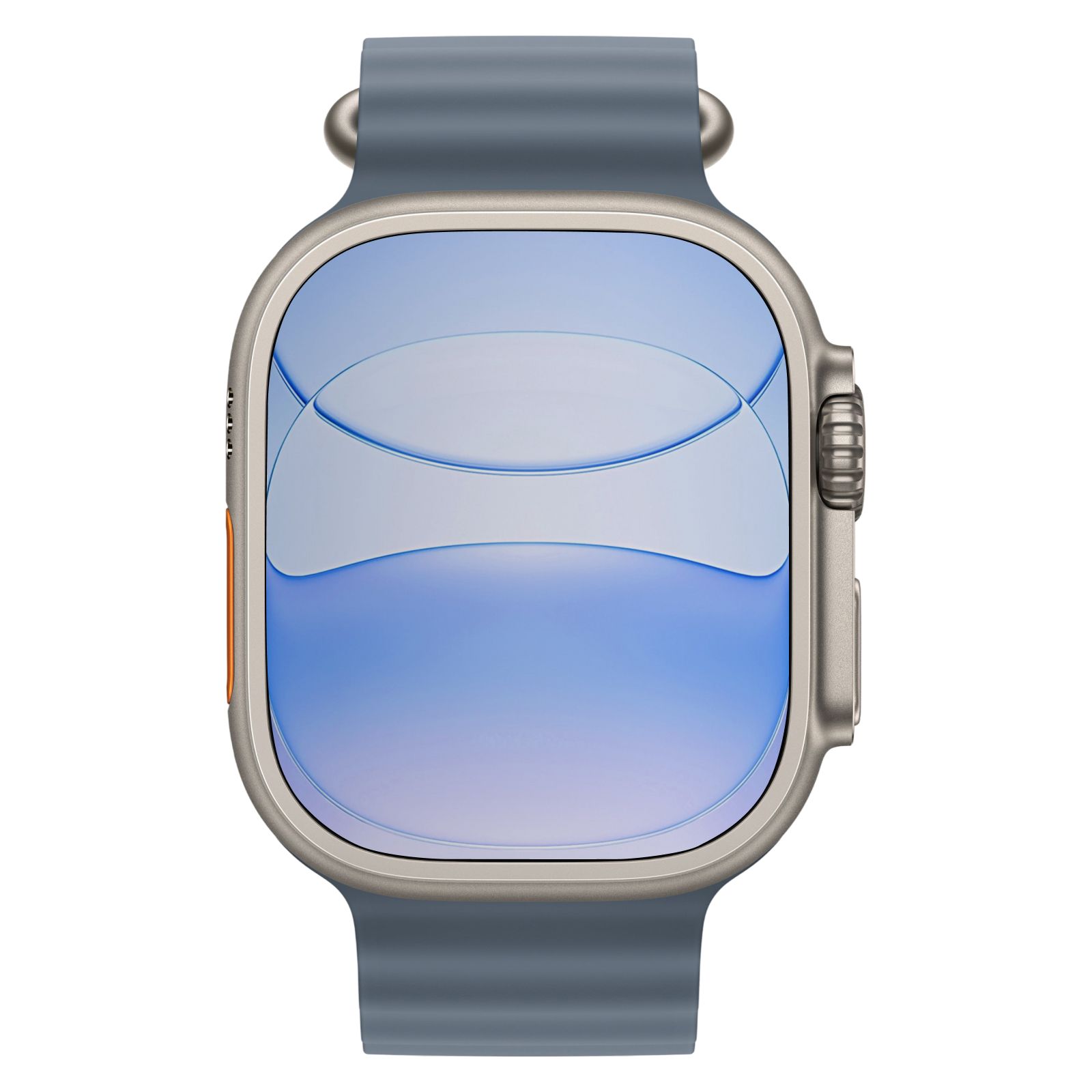 Apple Watch Ultra 3 - 64GB - 49mm - Natural Titanium Case with Anchor Blue Nylon Weave Ocean Band - M/L Size