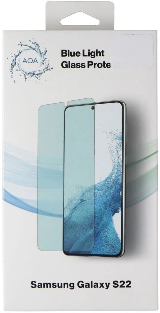 AQA Blue Light Glass Screen Protector for Galaxy S22 - Clear