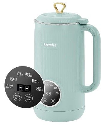 Arcmira HB-B69K5 20 oz Automatic Nut Milk Maker - Blue/Green