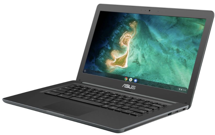Asus Chromebook C403NA Laptop 14" - Dark Grey - Intel Celeron N3350 1.1 GHz - 4GB RAM - 32GB