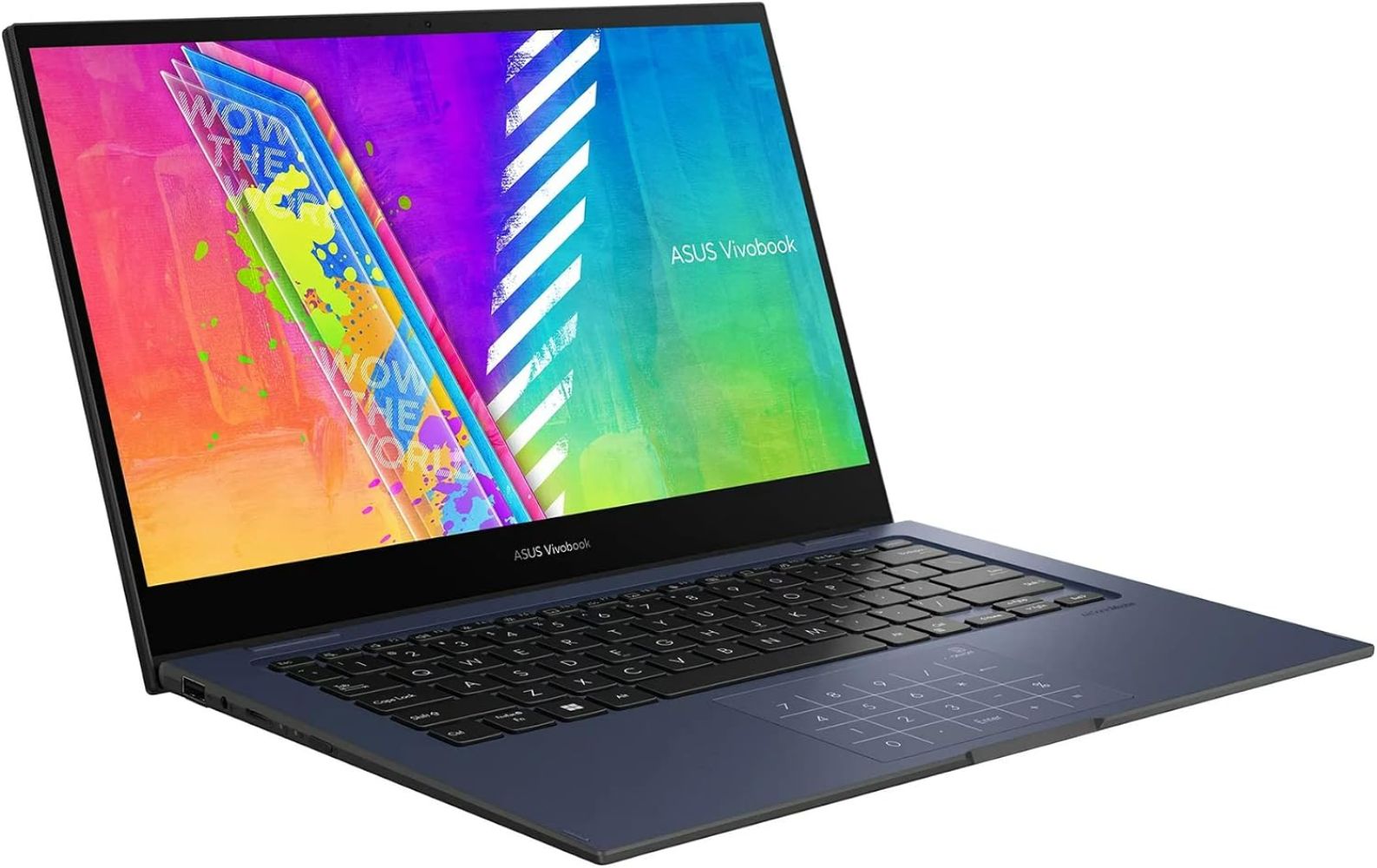 ASUS Vivobook Go 14 Flip (J1400KA) Laptop 14" - Quiet Blue - Intel Celeron N4500  1.1GHz - 4GB RAM - 128GB