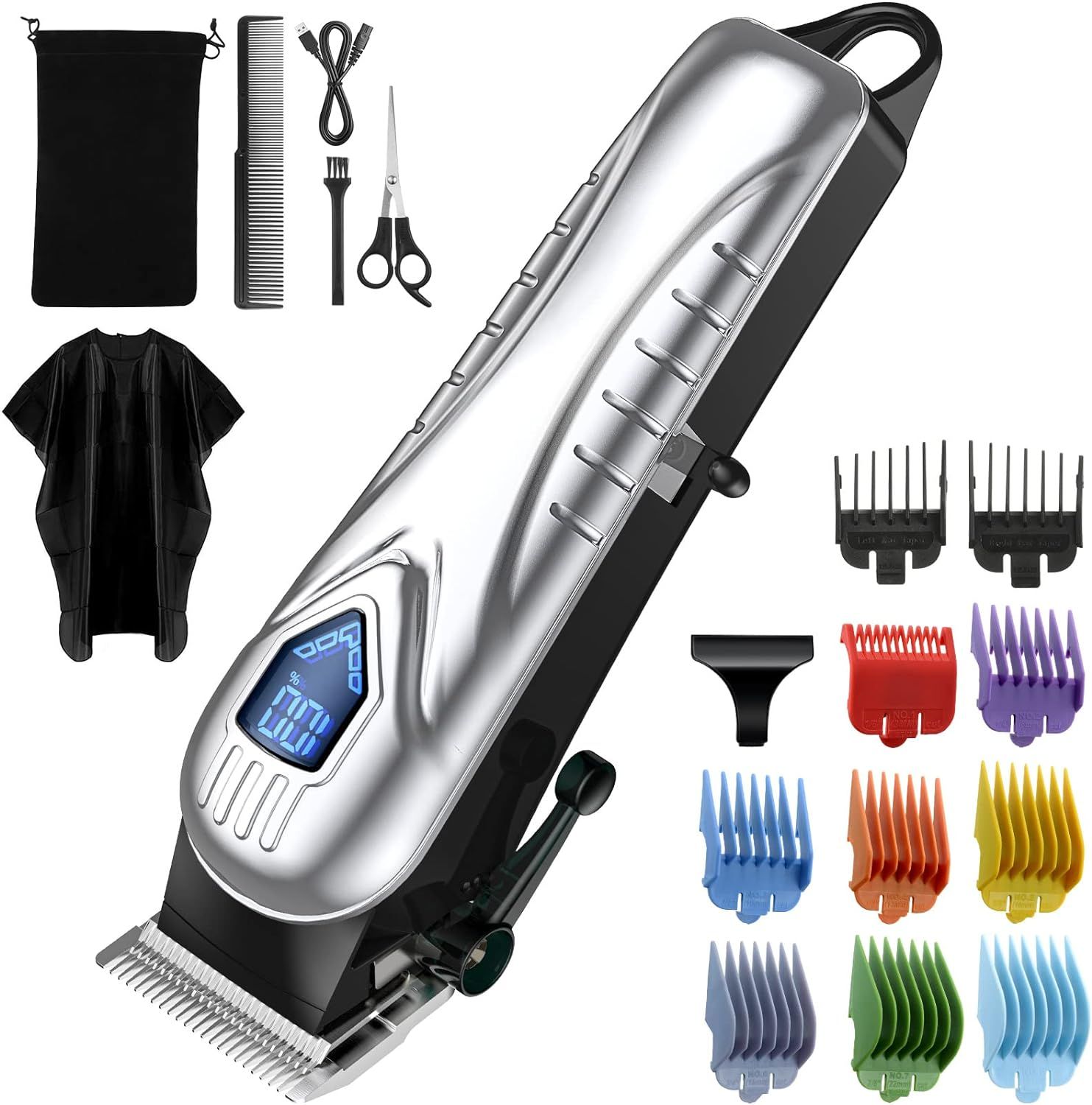 ATMOKO AMBY094AS Cordless Hair Clippers - Silver