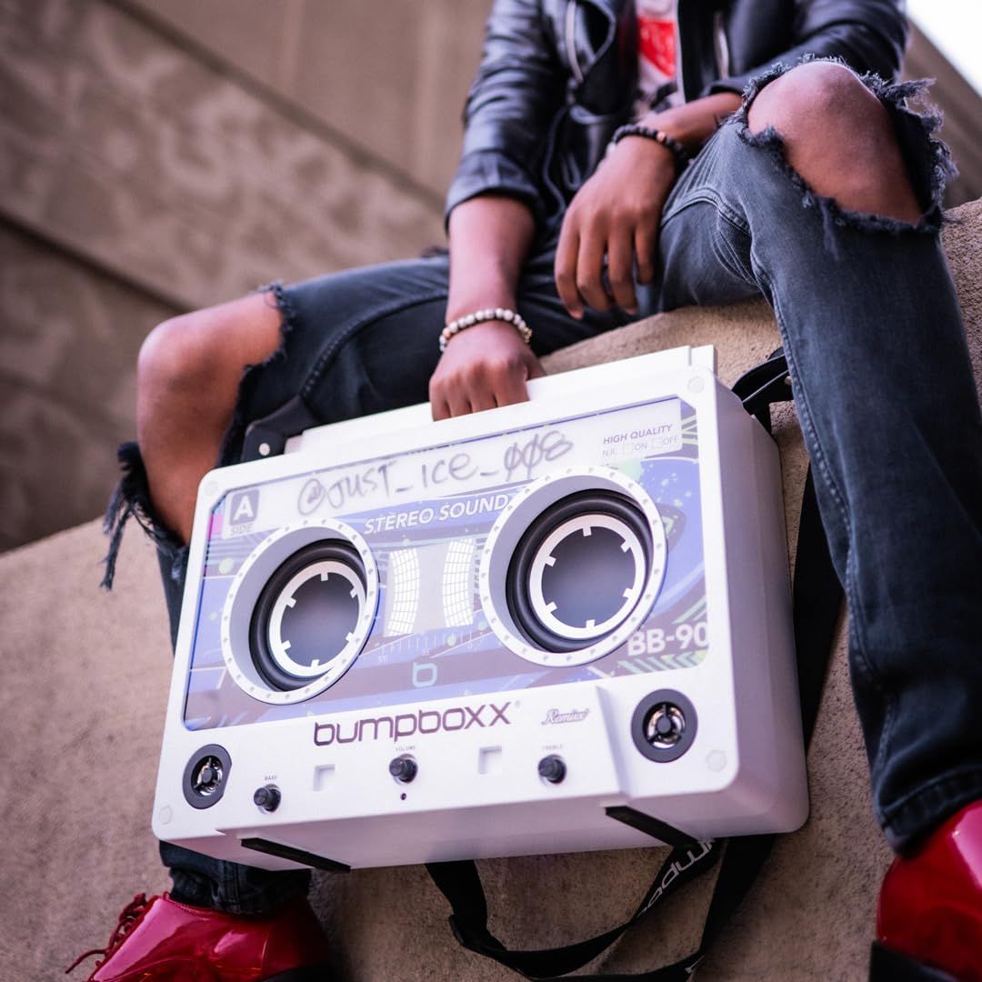 Bumpboxx Remixx Bluetooth Speaker - White Frost