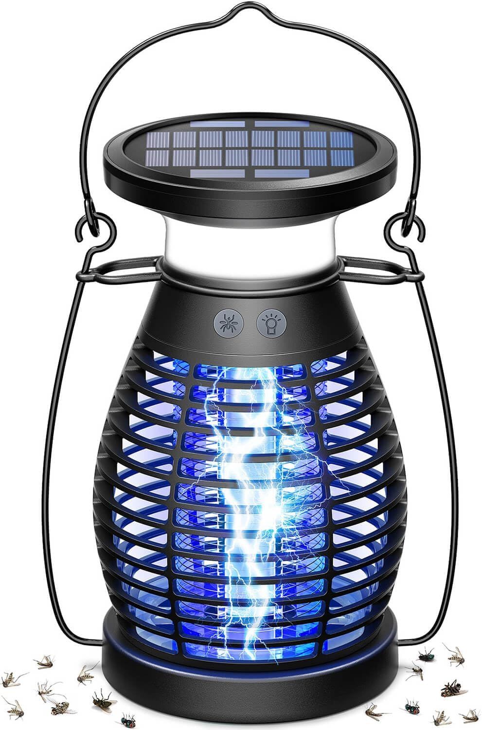 Burlan Solar Bug Zapper - Black