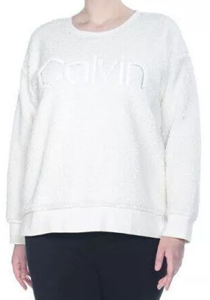 Calvin Klein Women's Sweater Crew Neck XL - Cloud