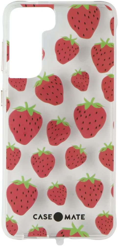 Case-Mate Prints Series Phone Case for Galaxy S21 5G - Strawberry Jam