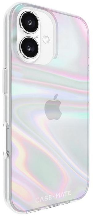 Case-Mate Soap Bubble Phone Case for iPhone 16 - Iridescent