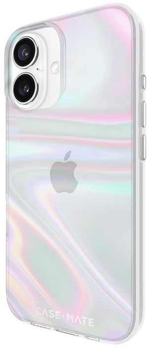 Case-Mate Soap Bubble Phone Case for iPhone 16 - Iridescent
