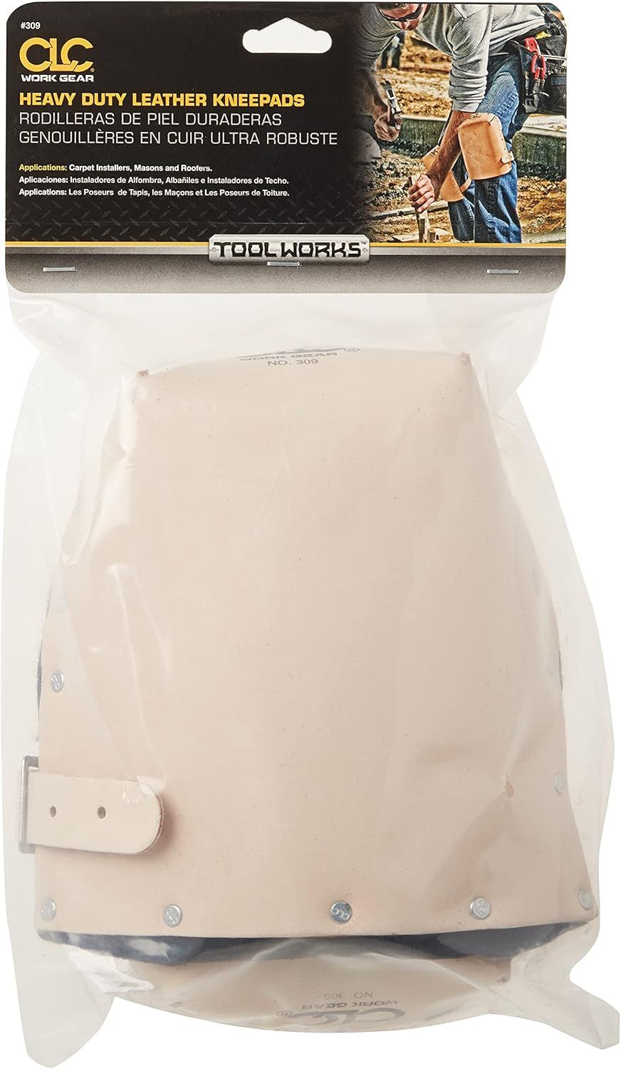 CLC Custom Leathercraft 309 Leather Kneepads - Tan