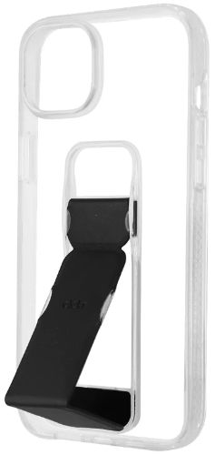 CLCKR Stand & Grip Phone Case for iPhone 14 - Clear/Black
