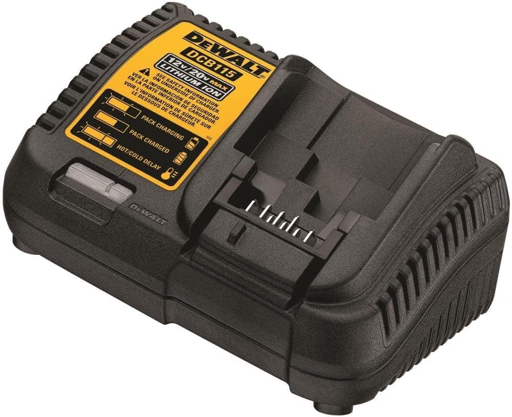 Dewalt 12V to 20V Lithium Ion Battery Charger - Black