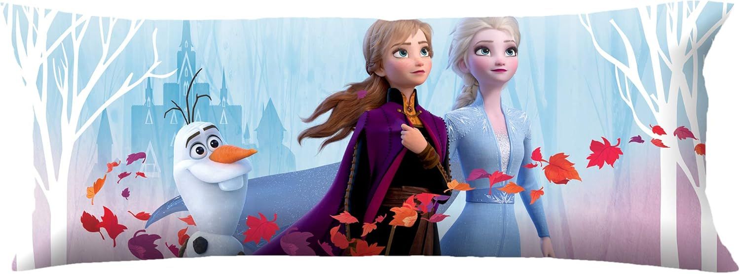 Disney Frozen Body Pillow 20" x 50" - Blue