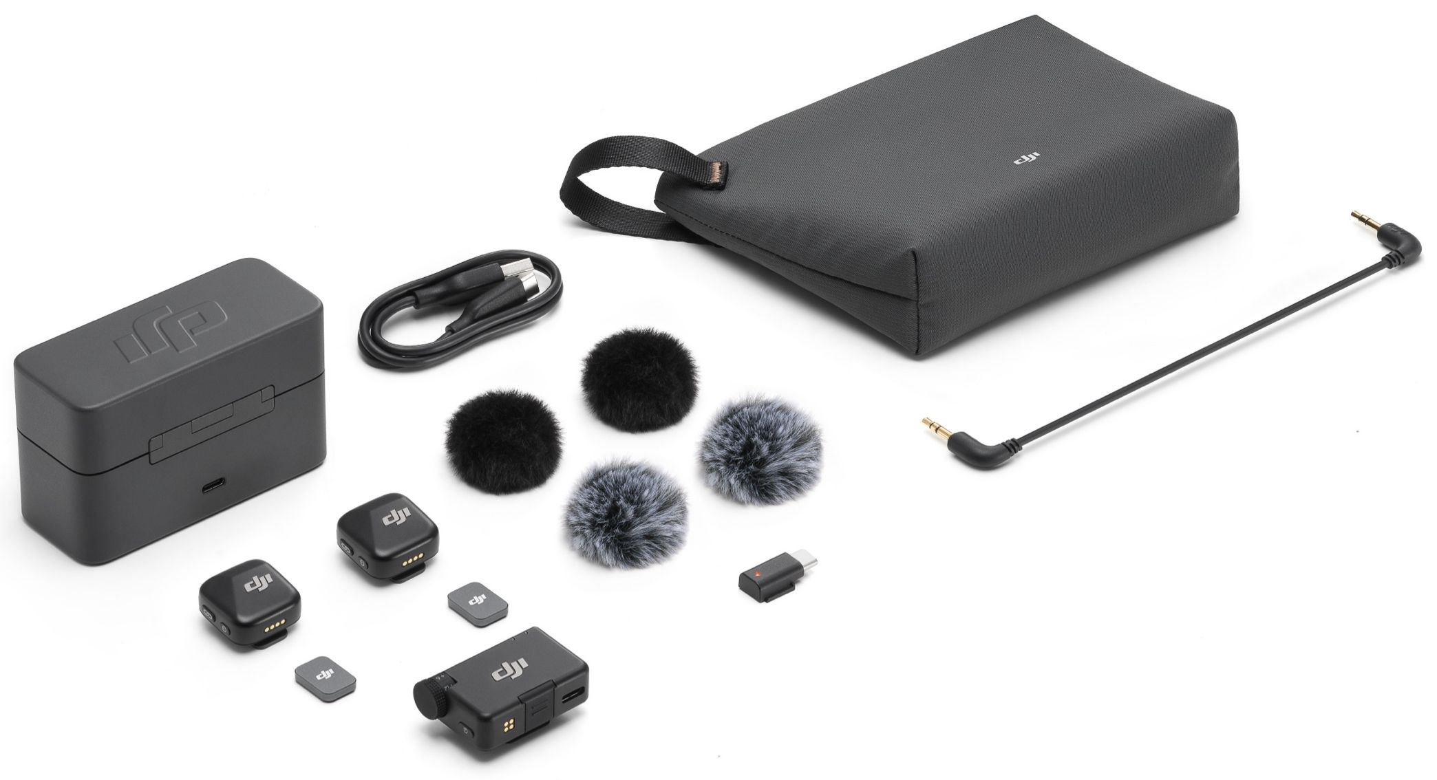 DJI Mic Mini (2 TX + 1 RX + Charging Case) - Infinity Black