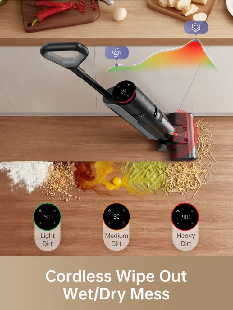 Dreame H12 Pro Wet and Dry Vacuum - Black