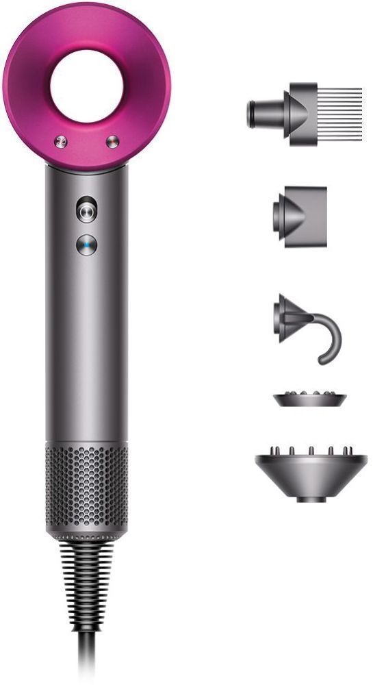 Dyson HD07 Supersonic Hair Dryer - Iron/Fuchsia - Very Good