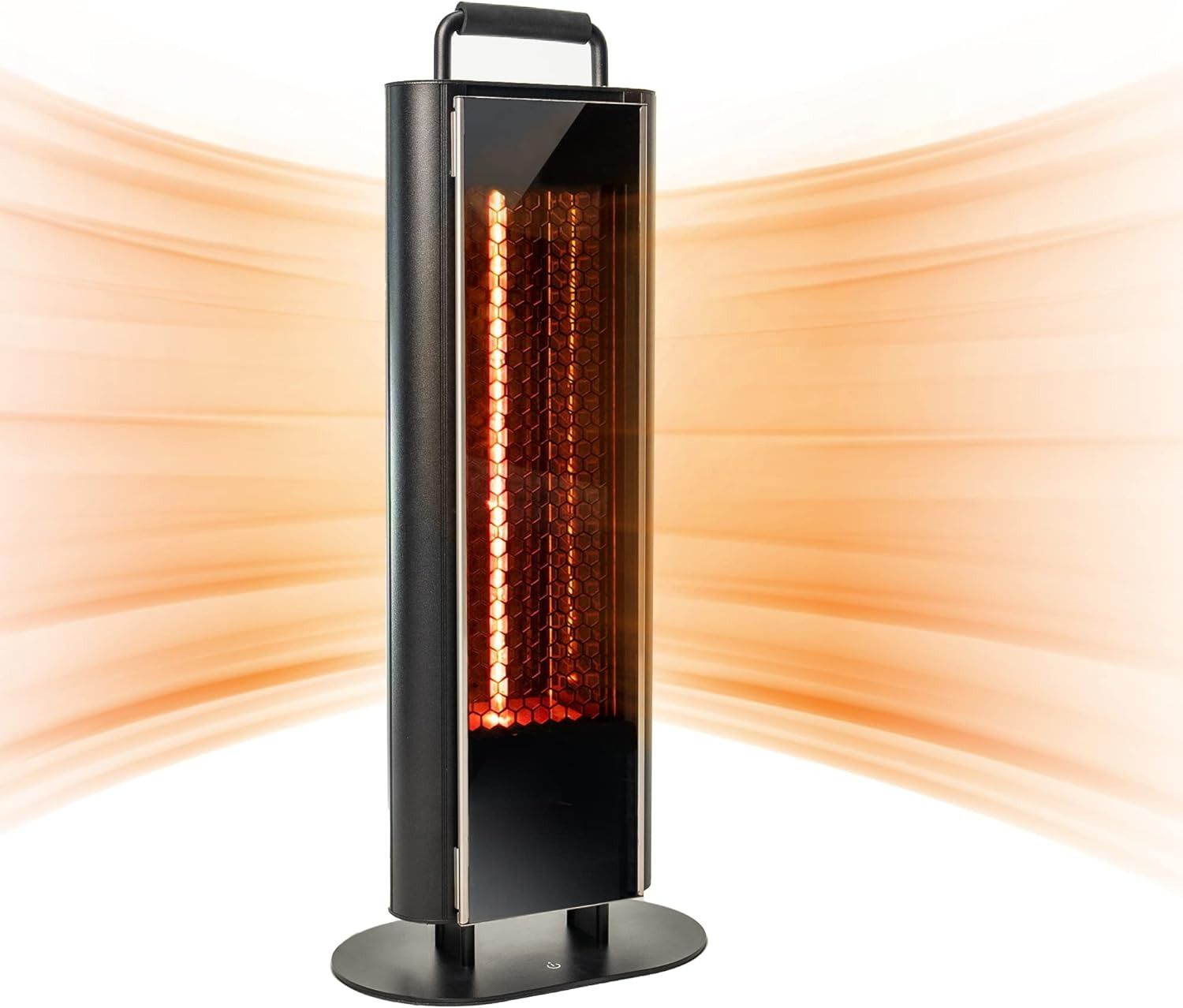 East Oak 1200W Patio Heater - Black