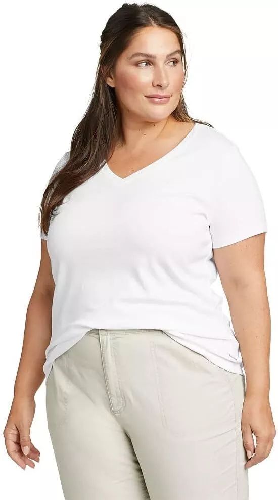 Eddie Bauer Women's Top (XXL) - White