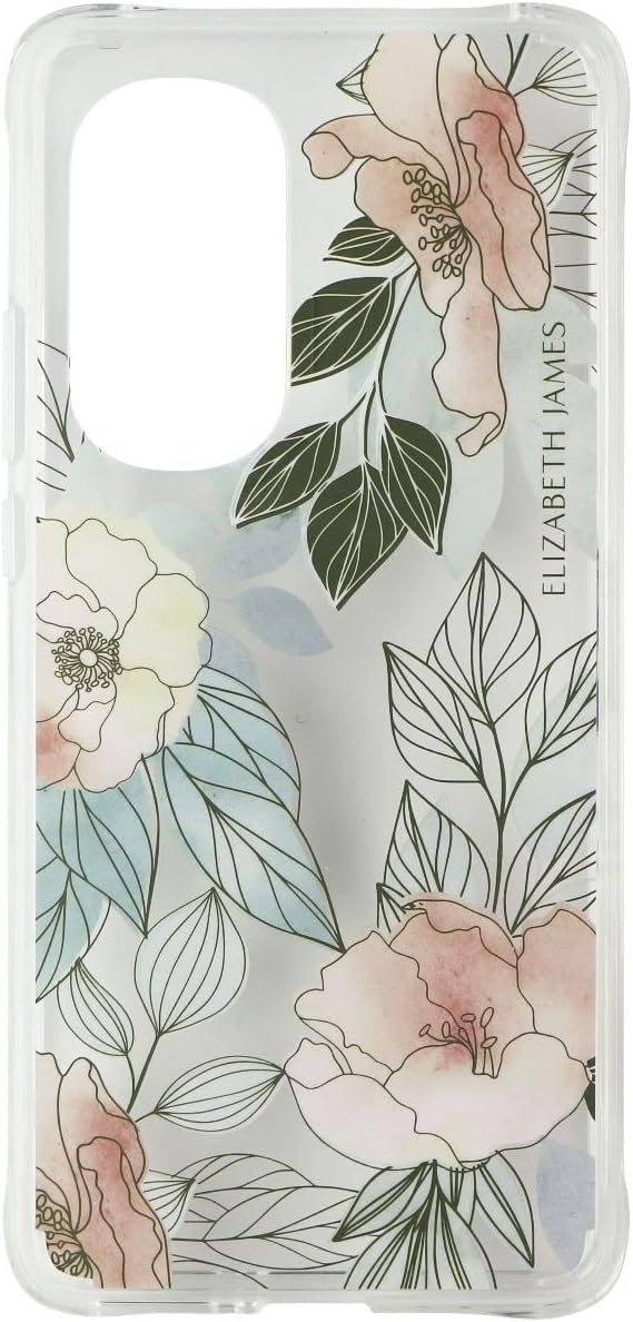 Elizabeth James Phone Case for Motorola Edge (2022) - Blooms in Bordeaux