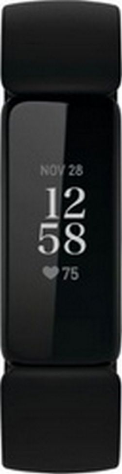 Fitbit Inspire 2 Fitness Tracker - 36mm - Black Soft TPU Case with Black Silicone Silicone Band - Small Size