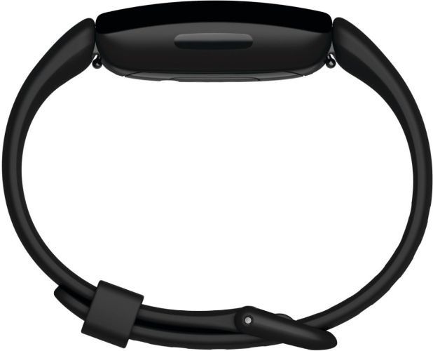 Fitbit Inspire 2 Fitness Tracker - 36mm - Black Soft TPU Case with Black Silicone Silicone Band - Small Size