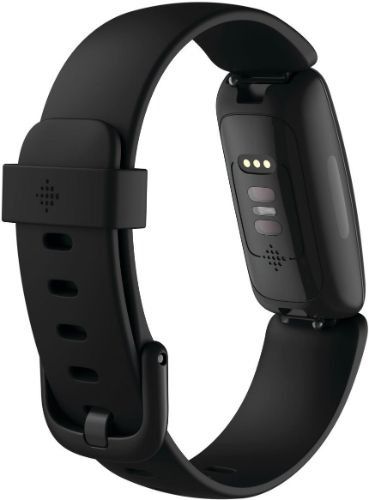 Fitbit Inspire 2 Fitness Tracker - 36mm - Black Soft TPU Case with Black Silicone Silicone Band - Small Size