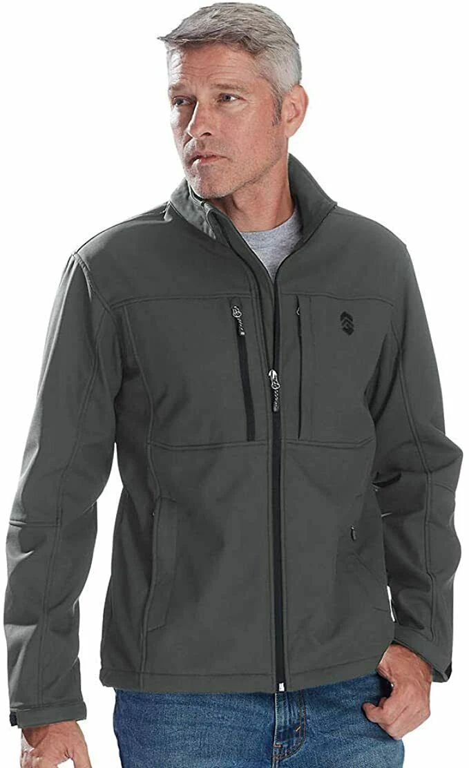 Free Country Super Softshell Men's Jacket XL - Charcoal