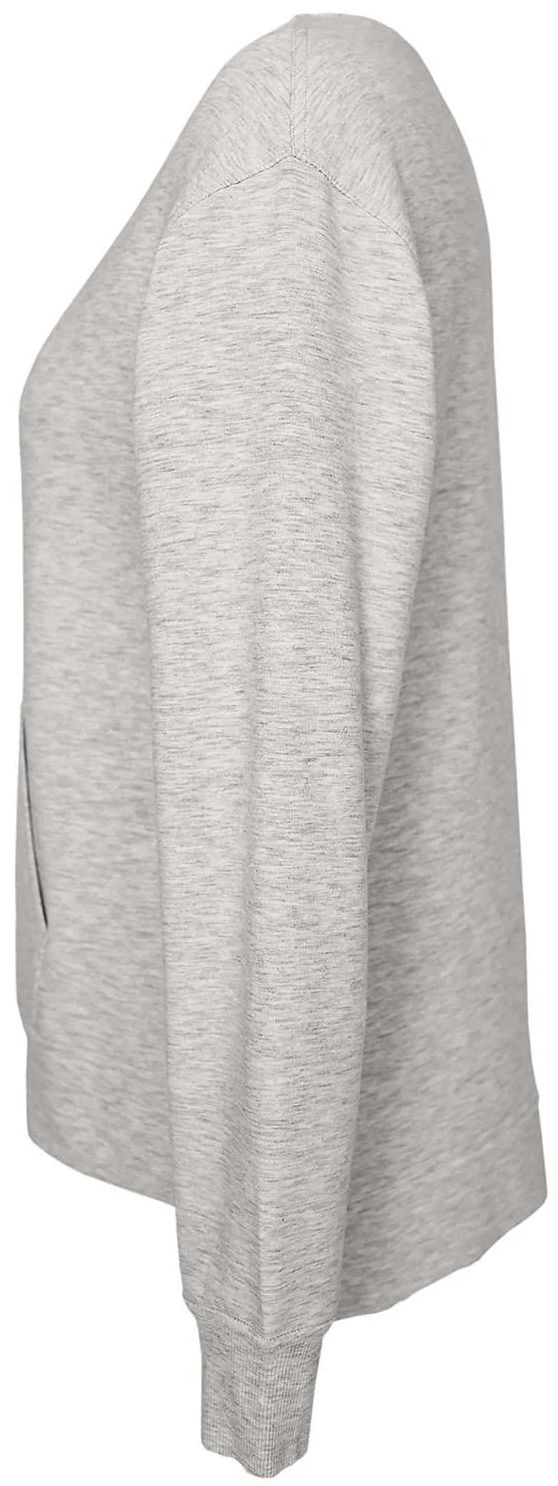 GreenTea Soft & Yummy Women's Top L - Pearl Heather