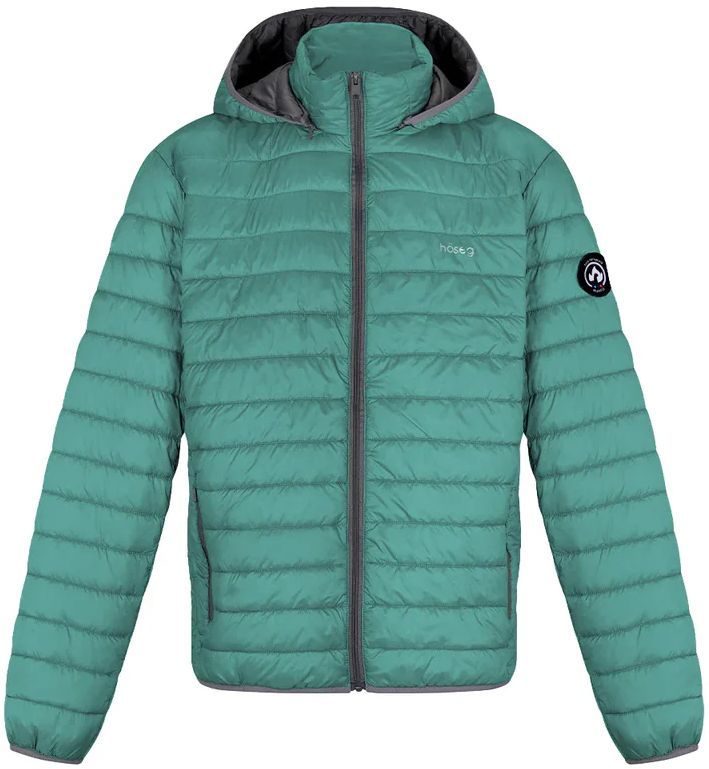 Hoseg Men's Alpafill 60 Hooded Puffer Jacket (XL) - Dark Forest