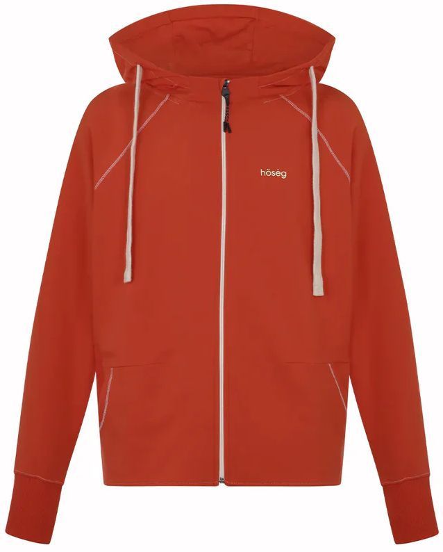 Hoseg Men's Full Zip Hoodie (M) - Barberry