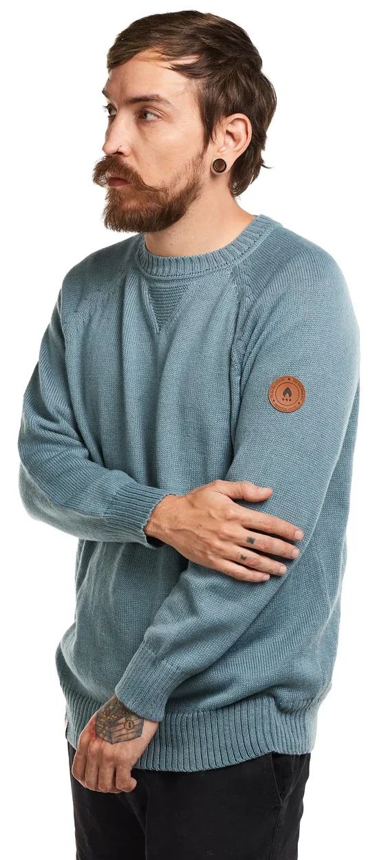 Hoseg Men's Knitwear Sweater (S) - Glacier