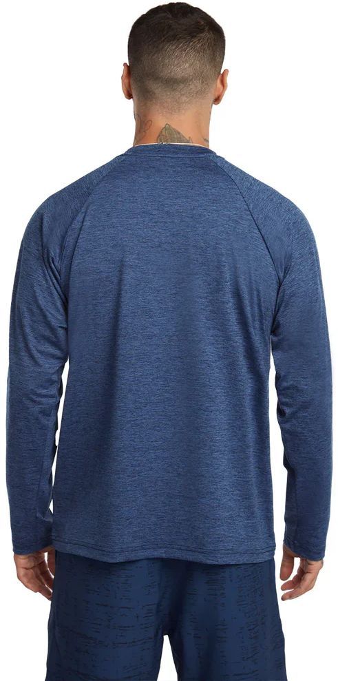 Hoseg Men's Polo Long Sleeve UV Shield (XL) - Pacifico