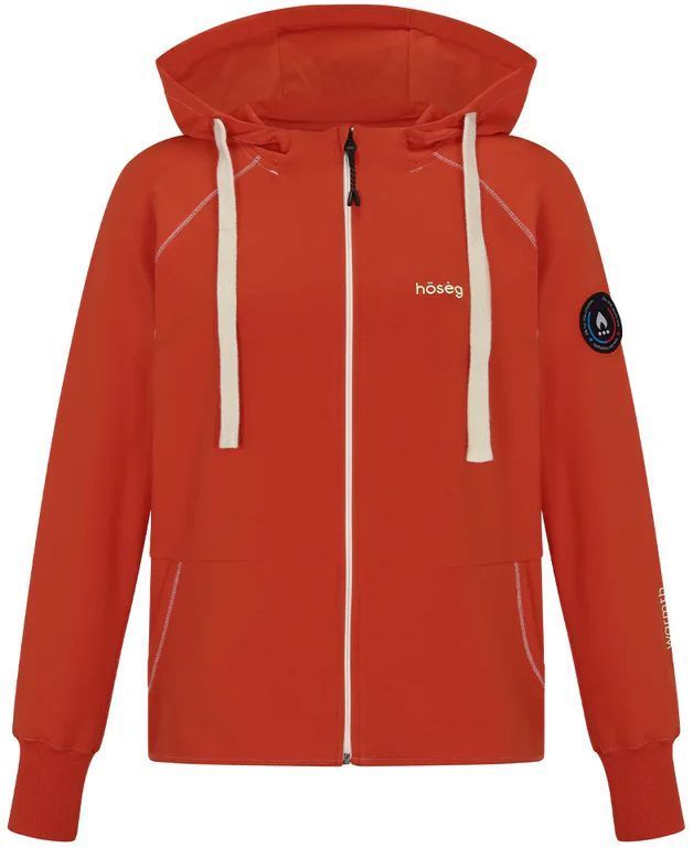 Hoseg Women's Full Zip Hoodie (S) - Barberry